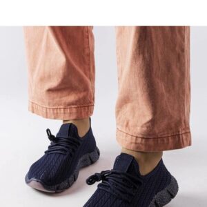 Granatowe sportowe sneakersy Élodie - Solea